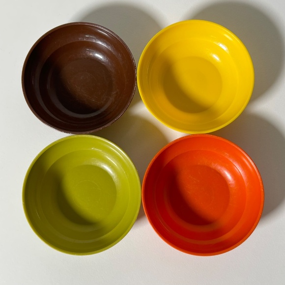 Vintage 70s Tupperware Toys Mini Serve It Set 17 Pieces (B9) - Picture 6 of 11